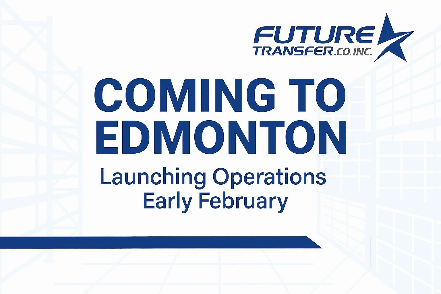 Exciting news — Future Transfer is coming to Edmonton.